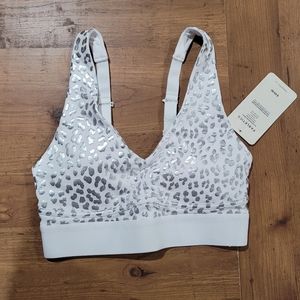 NWT Fabletics Cheetah Print Sports Bra